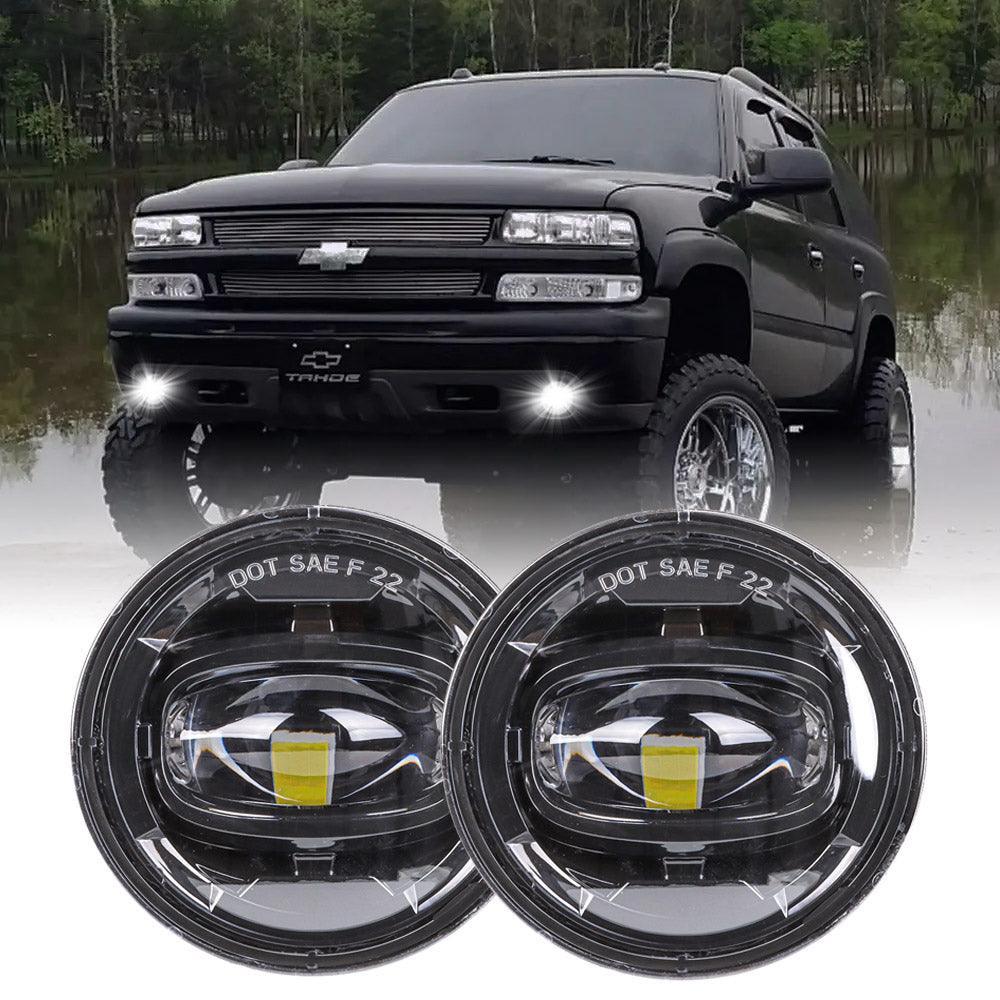 Auxbeam LED Fog Lights Assembly for 2001-2006 Chevy Suburban 1500 Z71, 2001-2006
