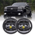 Auxbeam LED Fog Lights Assembly for 2001-2006 Chevy Suburban 1500 Z71, 2001-2006