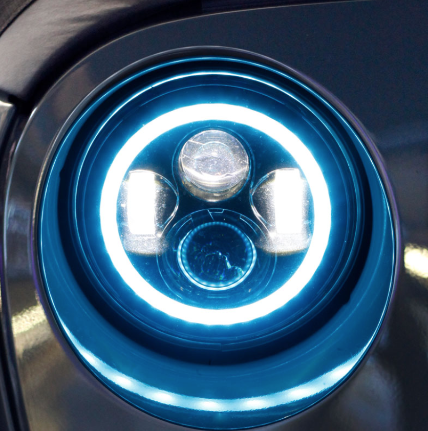 LED headlights Terminator D2 by FCK Lightbars