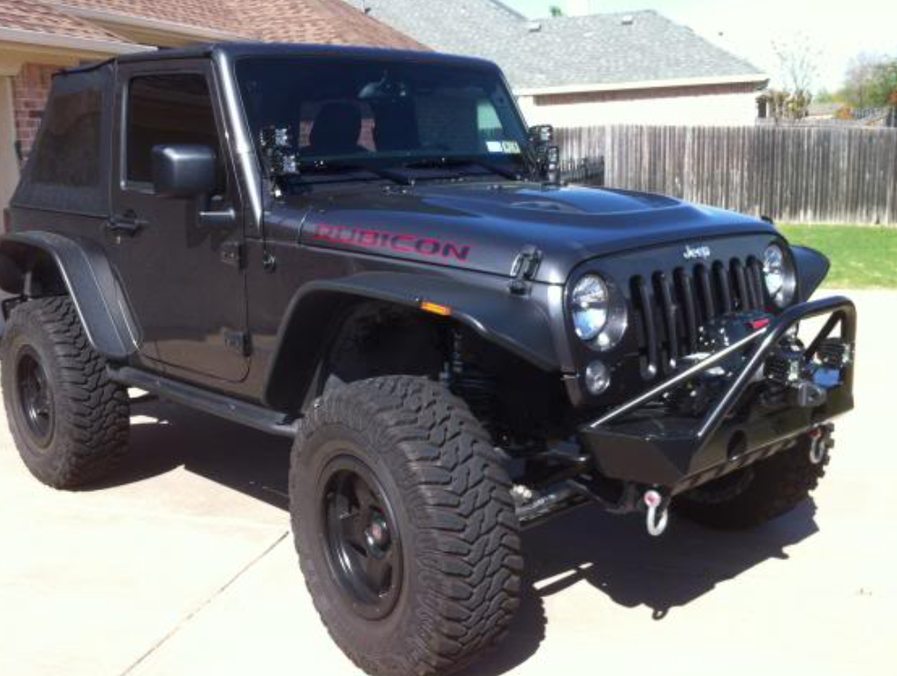 2007-2018 Jeep Wrangler JK Double Stack Windshield Pod Kit - vehicle-specific brackets