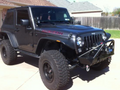 2007-2018 Jeep Wrangler JK Double Stack Windshield Pod Kit - vehicle-specific brackets