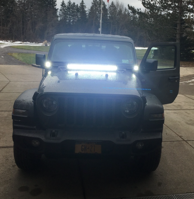 Jeep JL hood mounts 18-20 wrangler