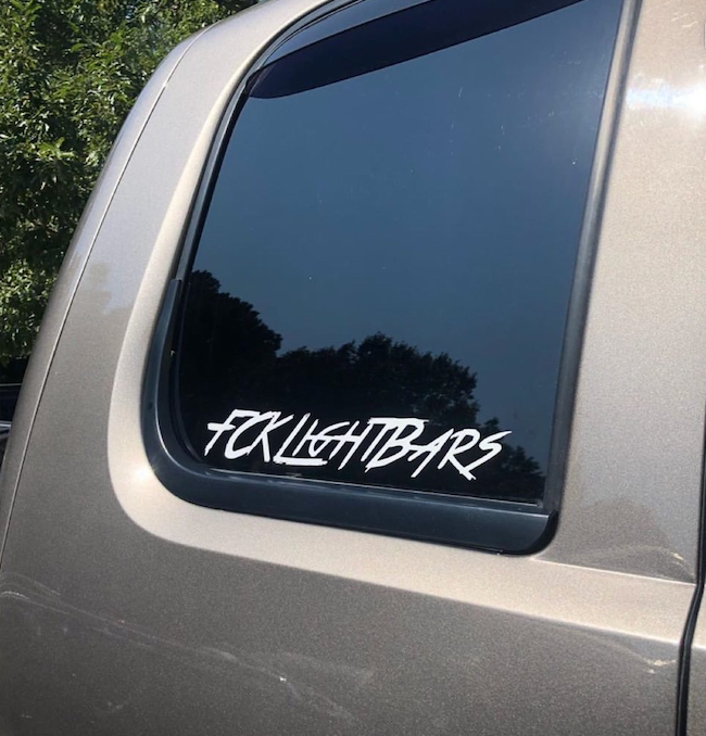 FCK Lightbars Decal