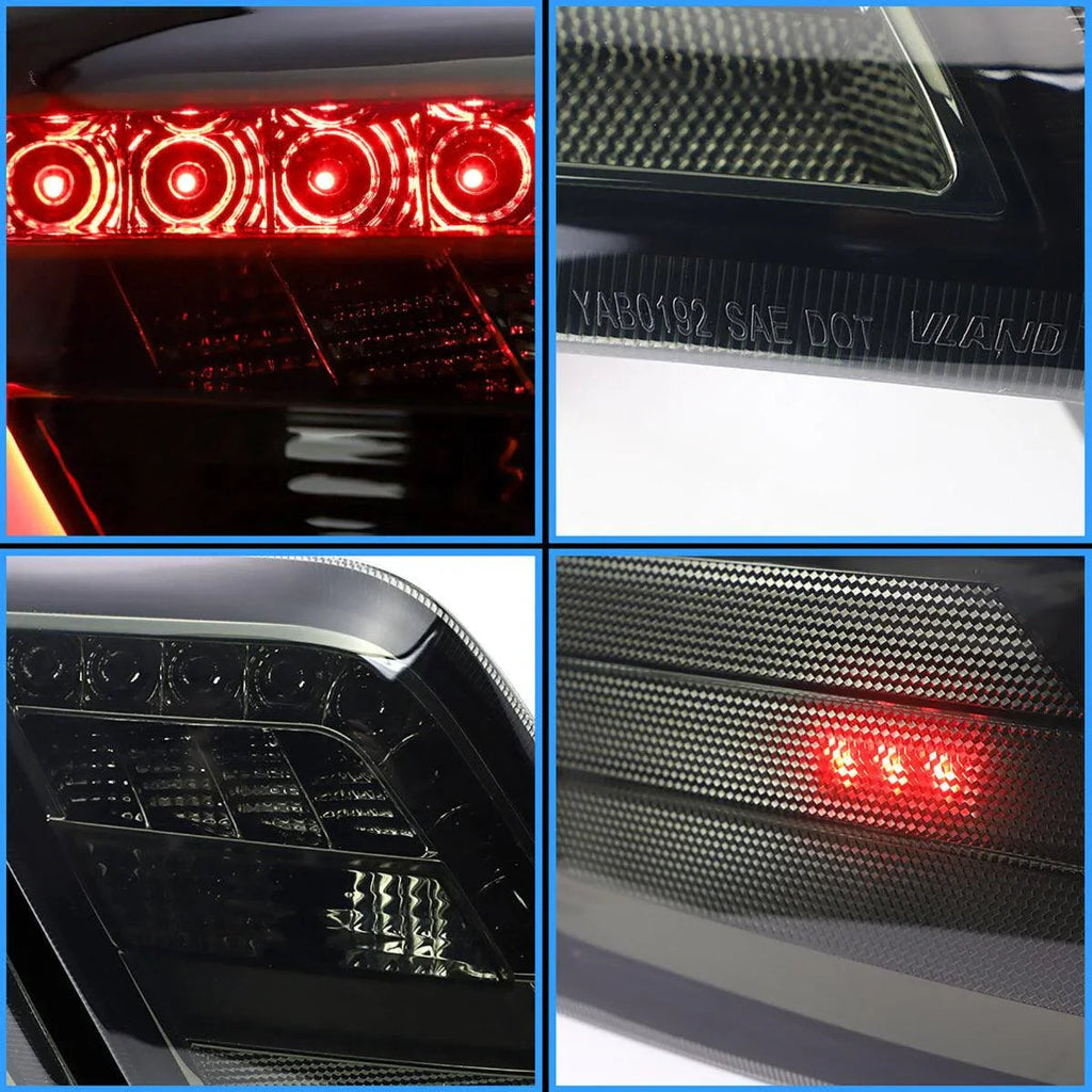 Vland LED Tail Lights Assembly for 2006-2011 Toyota Camry XV40 Regular Models