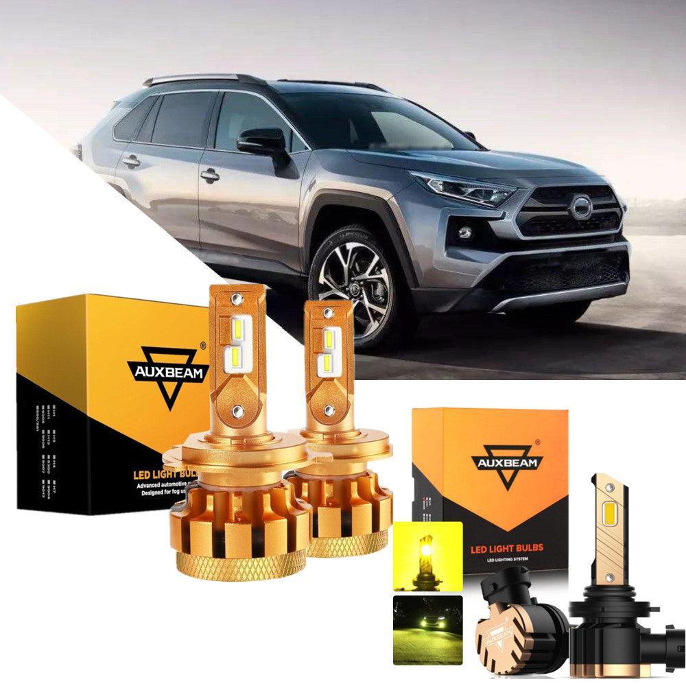 Auxbeam F-16 Plus Series LED High/Low Beam Bulb Bundle for 2001-2003 Toyota RAV4