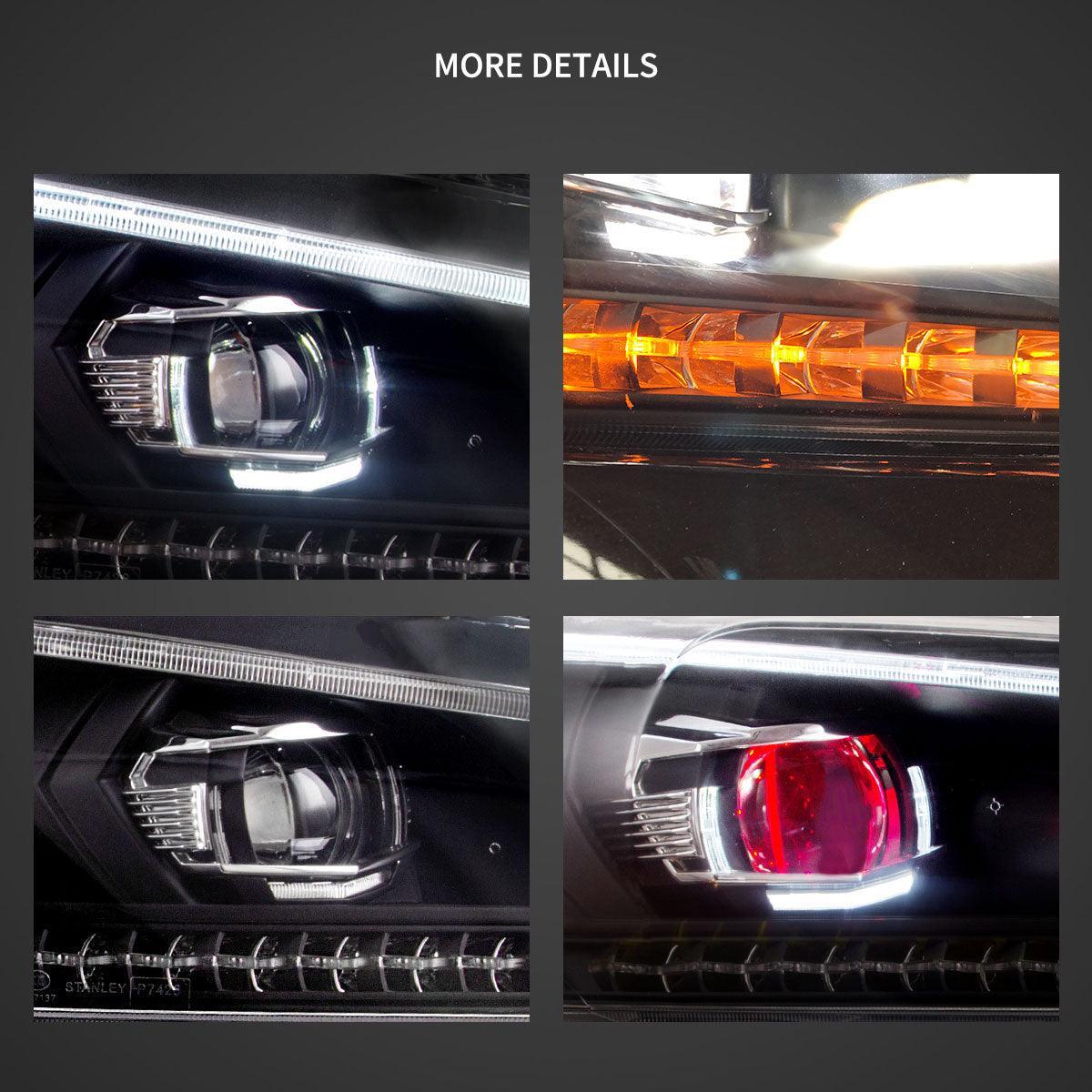 Vland LED Headlight Assembly for 2008-2012 Honda Accord 8th Gen Inspire US Type