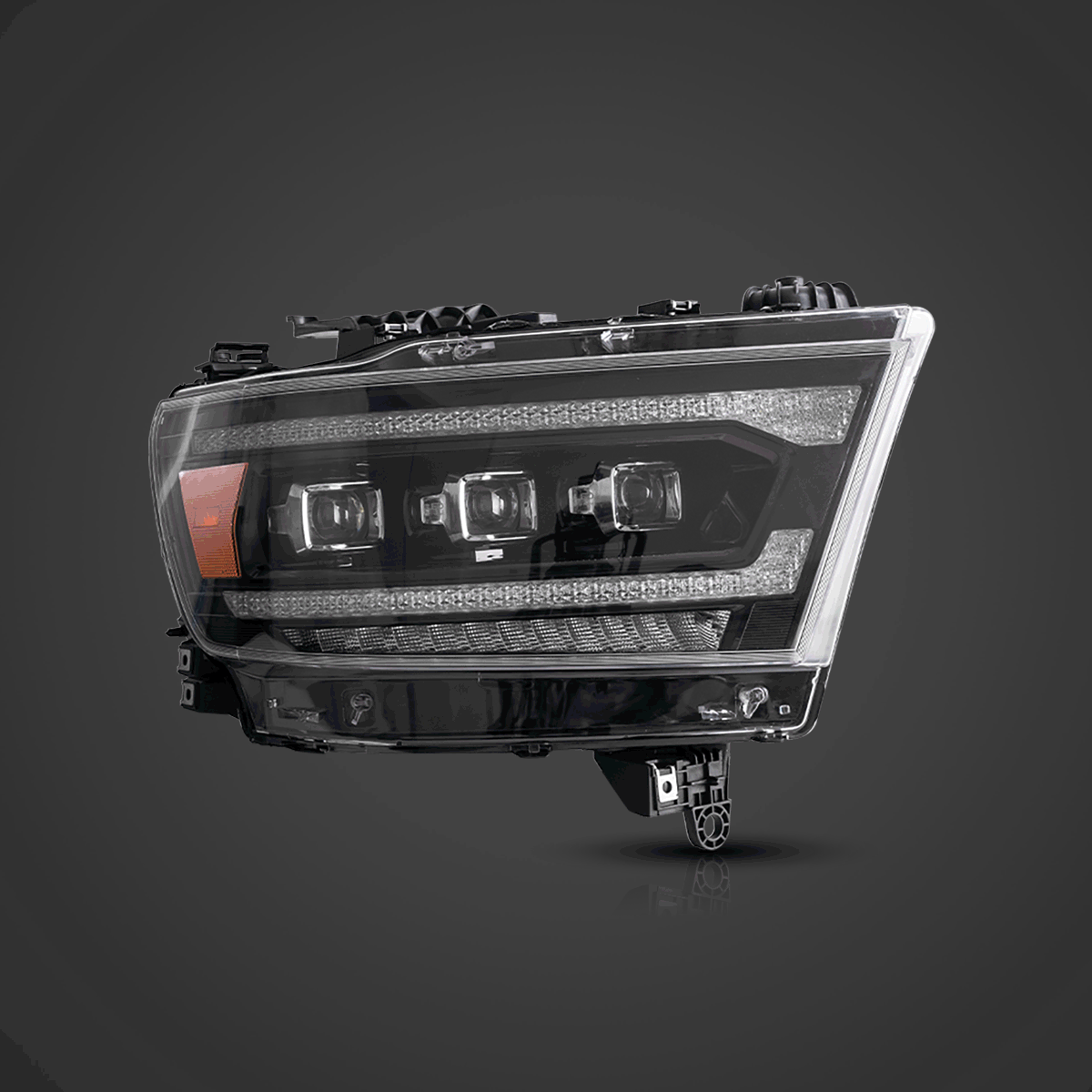Vland LED Matrix Projector Headlights for 2019-2024 Dodge Ram 1500 5th Gen (DT)