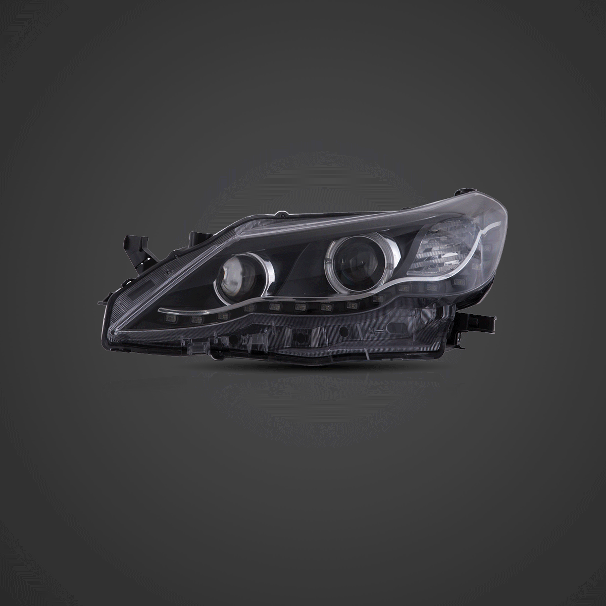 Vland LED Headlight Assembly for 2009-2013 Toyota Reiz/Mark X 2nd Gen (GRX130)