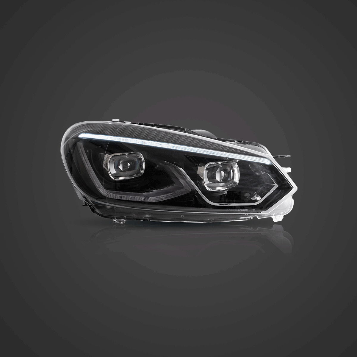 Vland LED Headlight for 2008-2014 Volkswagen Golf 6th Gen (Mk6/A6 Typ 5K)