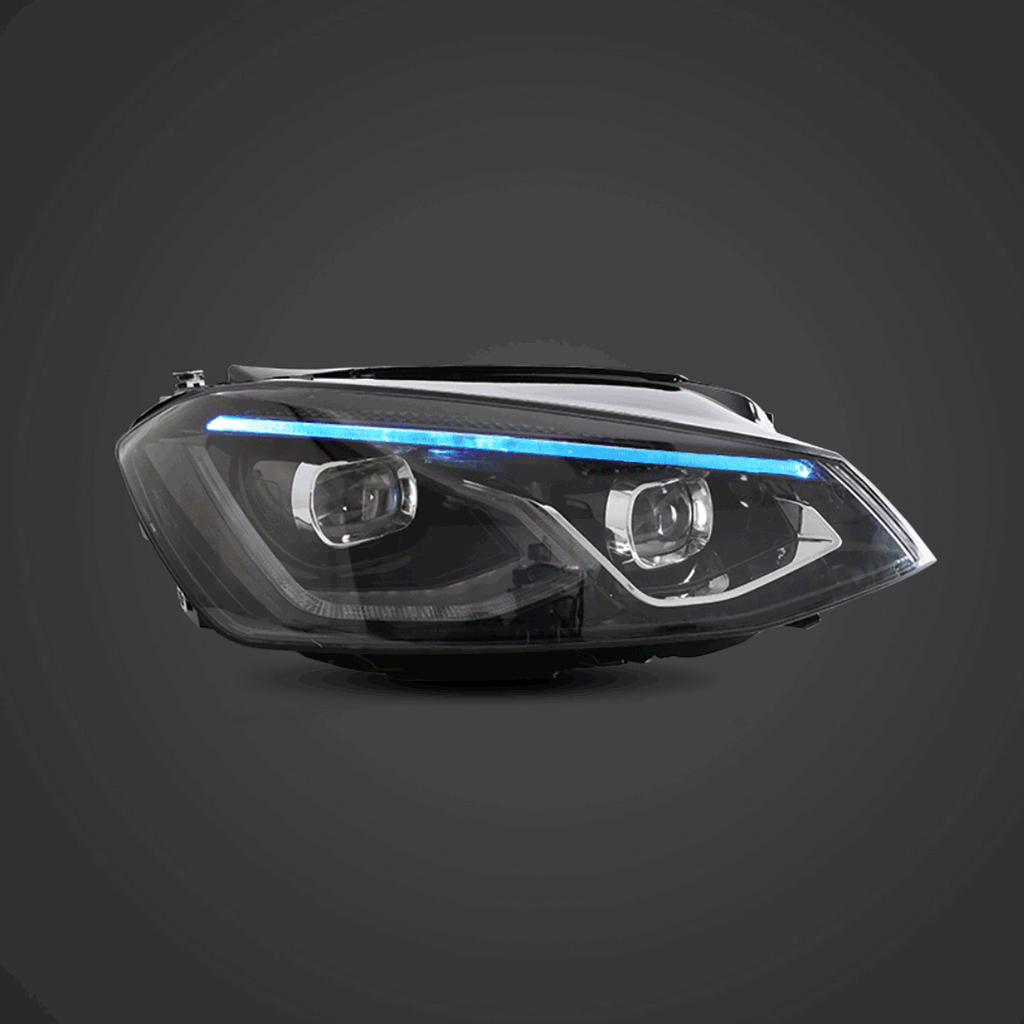 Vland LED Headlight Assembly for 2014-2017 Volkswagen Golf 7th Gen (Mk7, Typ 5G)