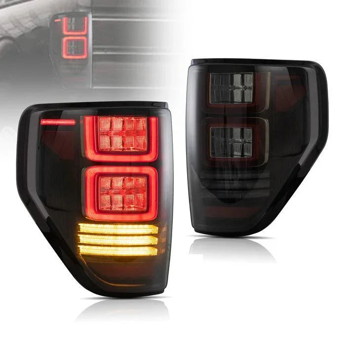 Vland LED Tail Lights Assembly for 2009-2014 Ford F150 12th Gen (P415)