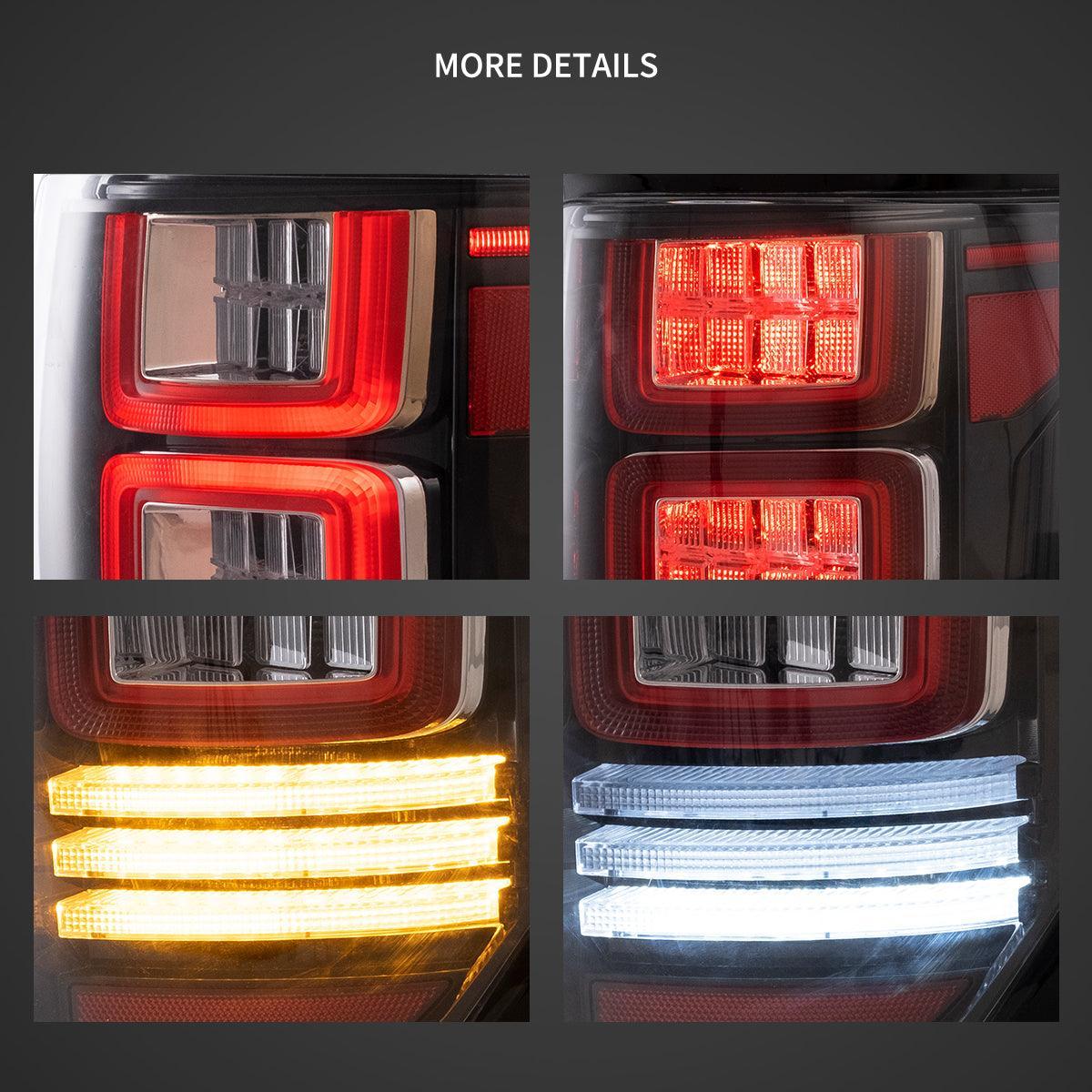 Vland LED Tail Lights Assembly for 2009-2014 Ford F150 12th Gen (P415)