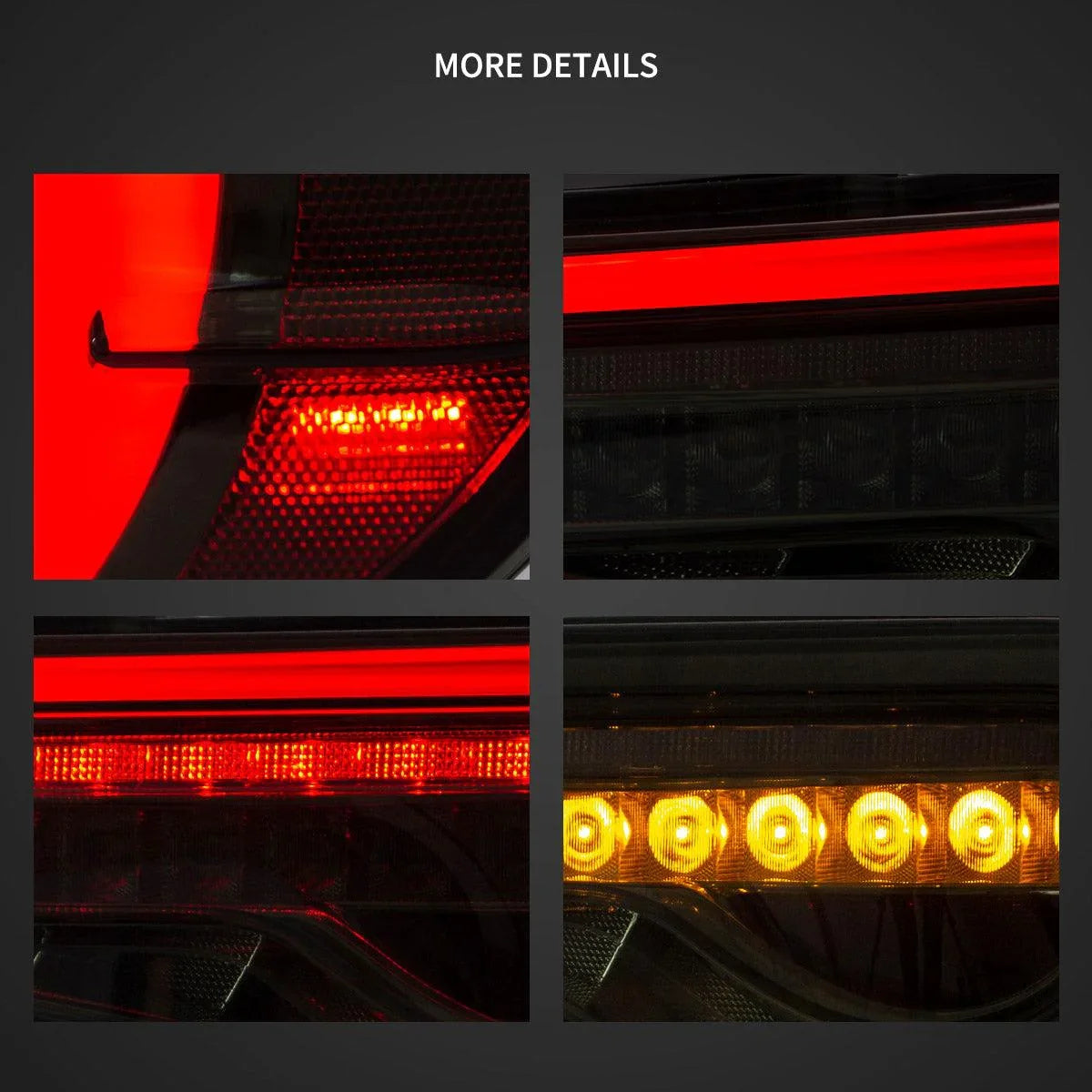 Vland LED Tail Lights Assembly for 2012-2020 Toyota 86 GT86 2013-2020 Subaru BRZ