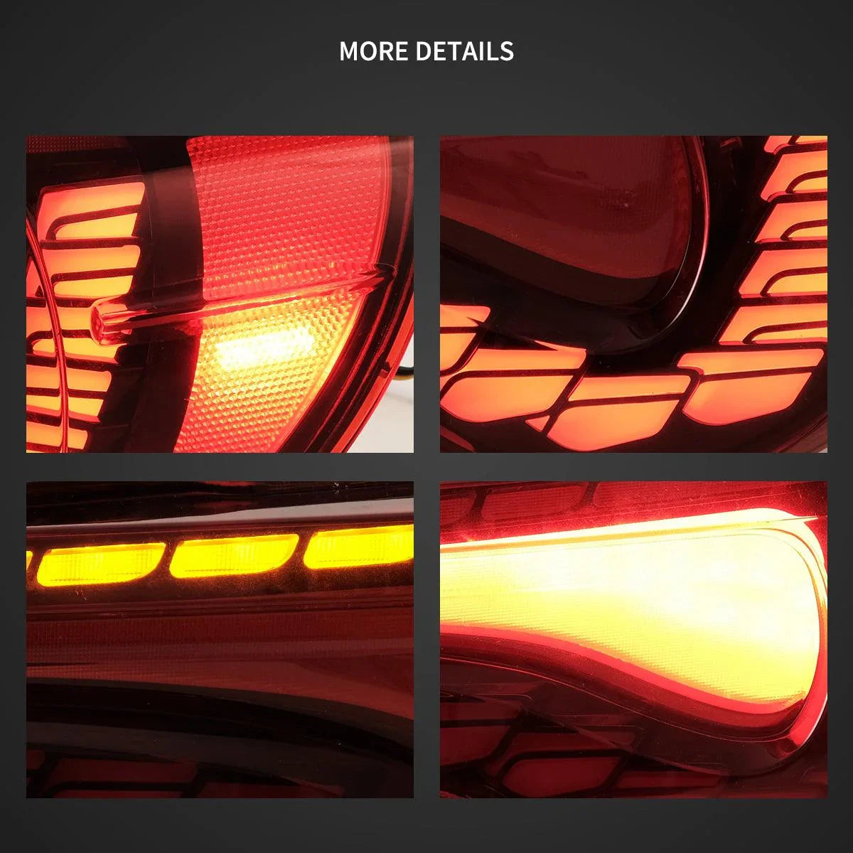 Vland LED Tail Lights for 2012-2020 Toyota 86 GT86 FT86 2013-2020 Subaru BRZ