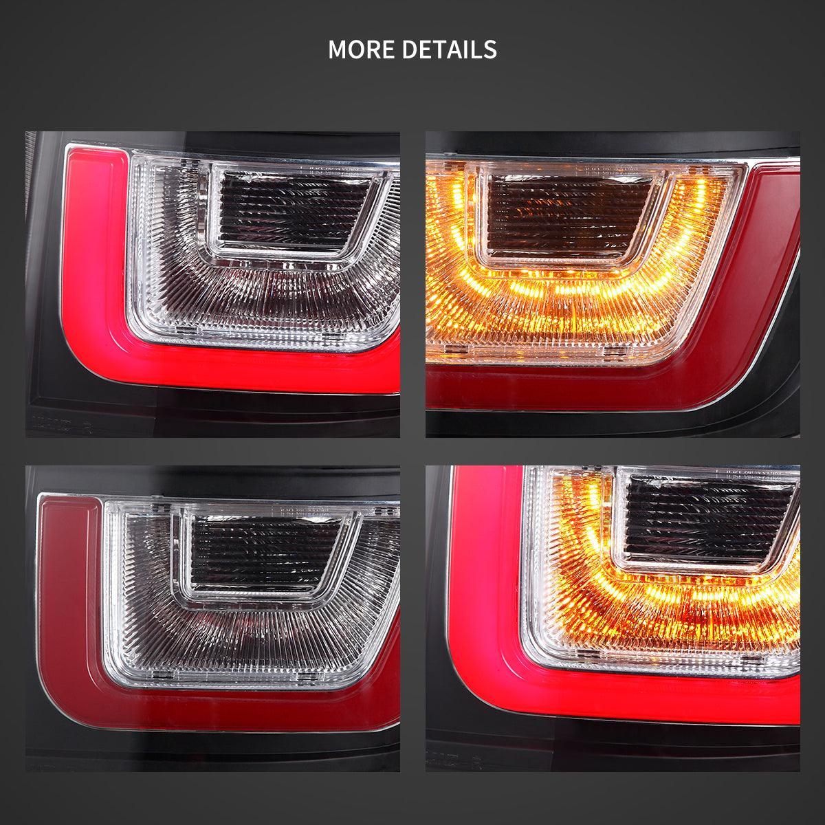Vland LED II Tail Lights Assembly for 2007-2014 Toyota FJ Cruiser (XJ10)