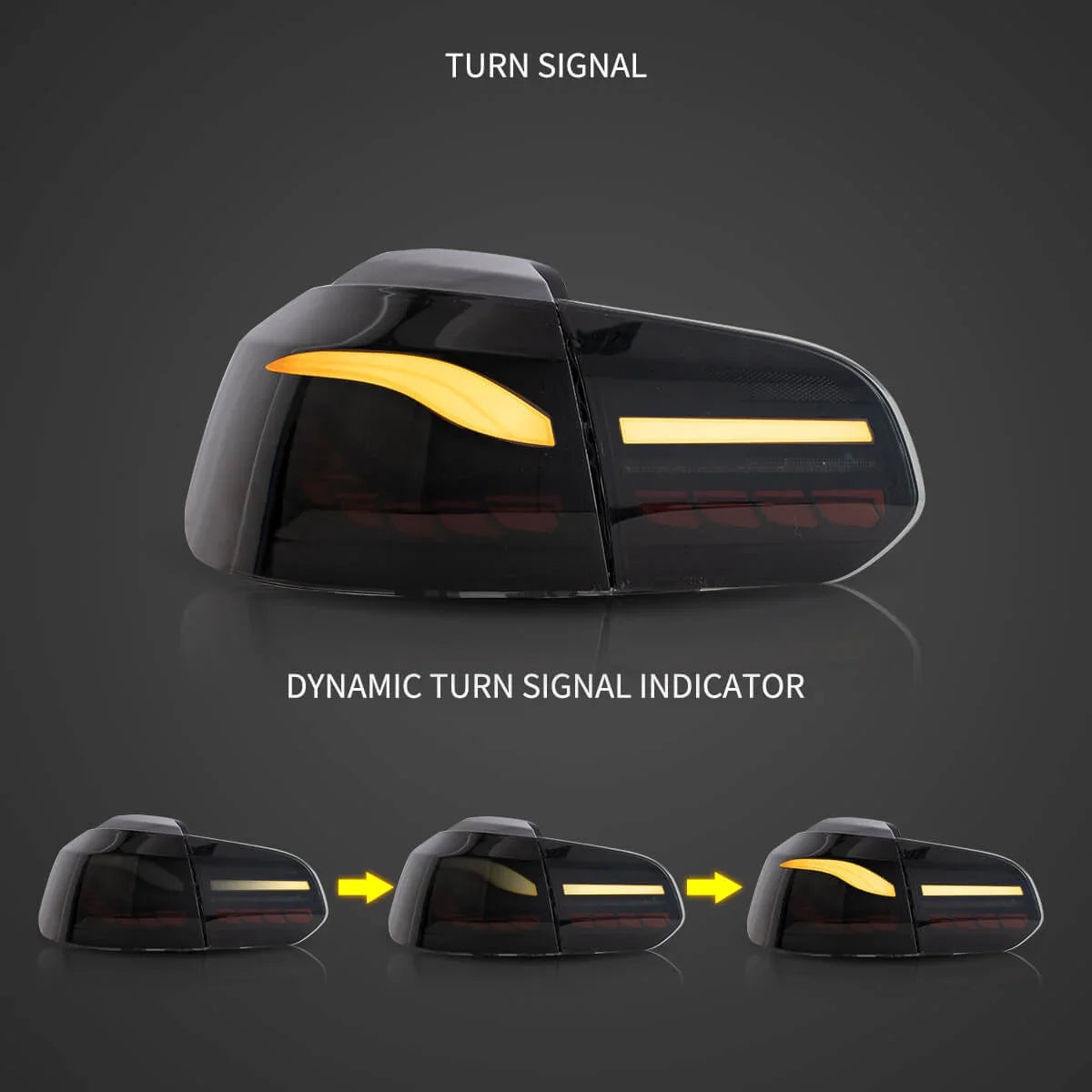 Vland OLED Tail Light Assembly With Dynamic Welcome Lighting