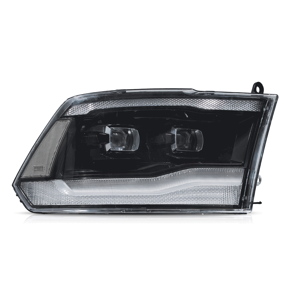 Vland Full LED Headlight Assembly for 2009-2018 Dodge Ram 1500 2500 3500