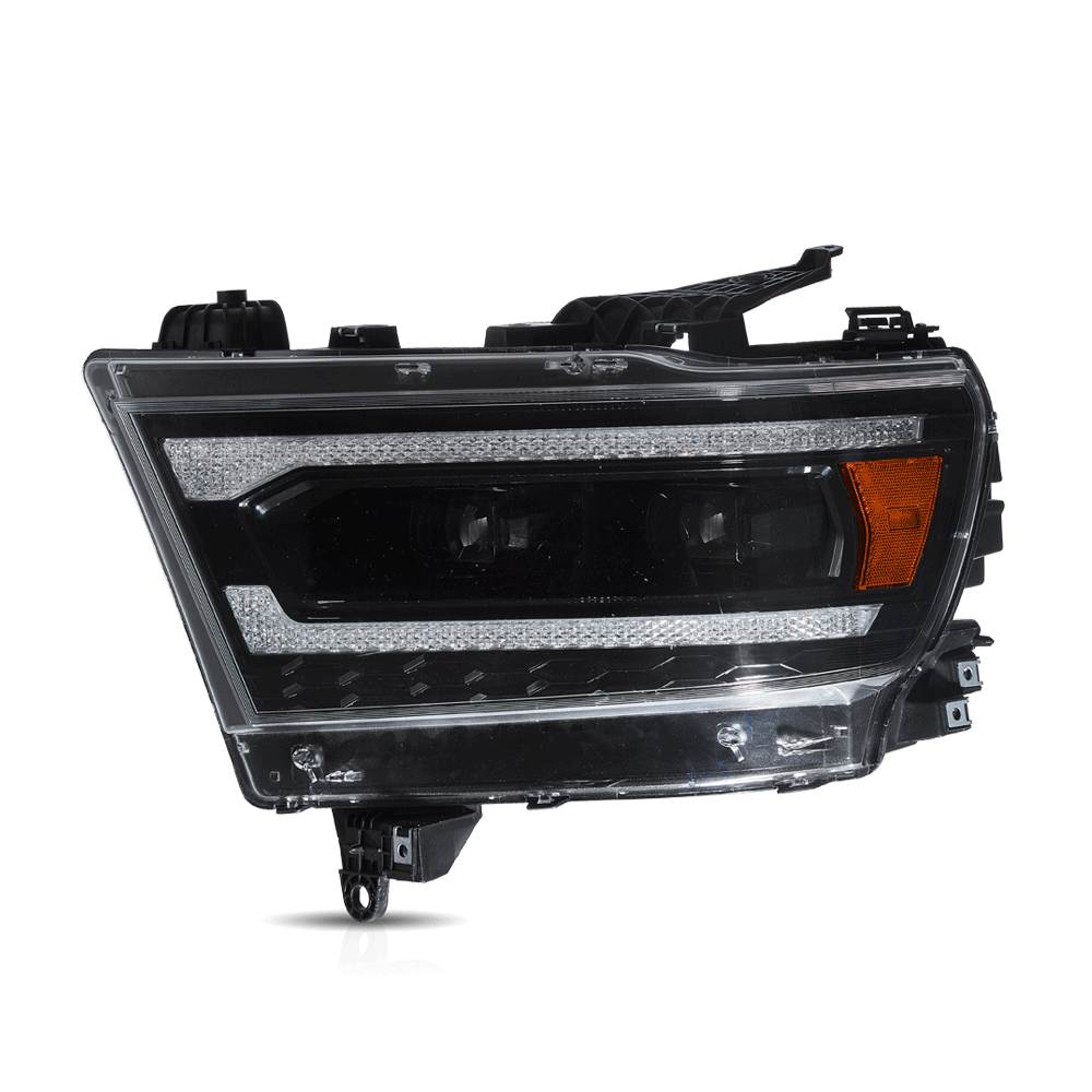 Vland Full LED Headlight Assembly for 2019-2024 Dodge Ram 1500