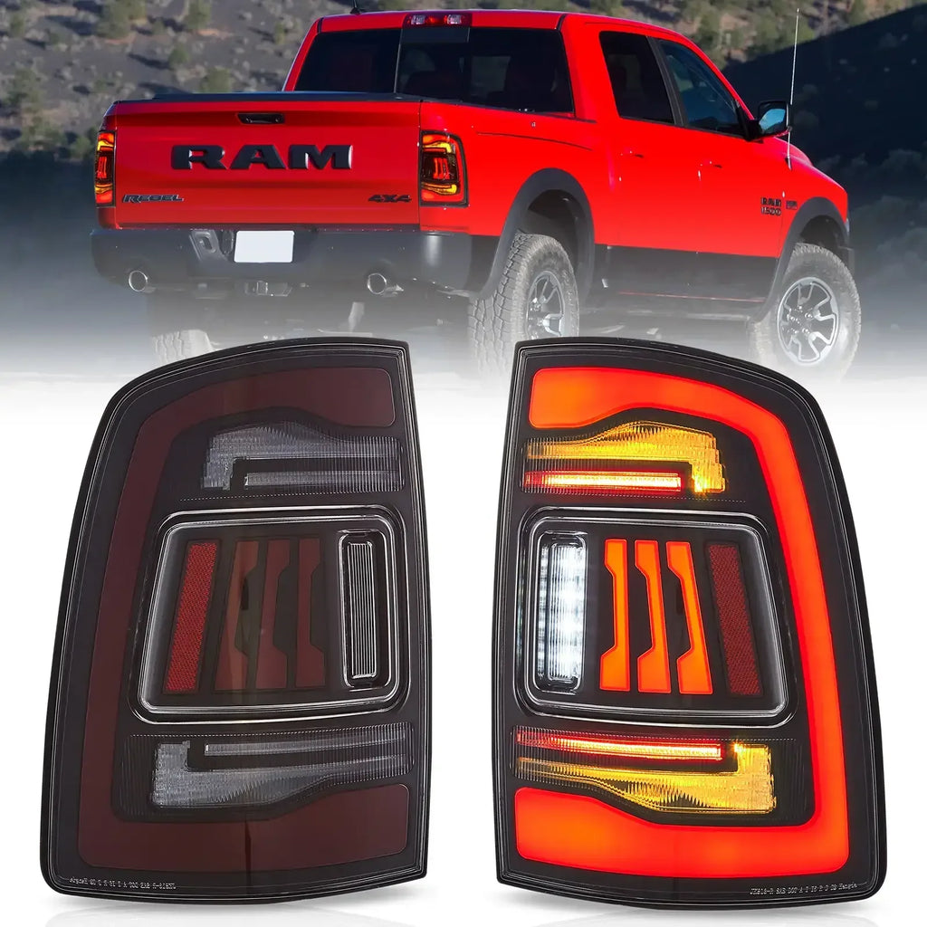 Vland Upgrade LED Tail Lights Assembly for 2009-2018 Dodge Ram