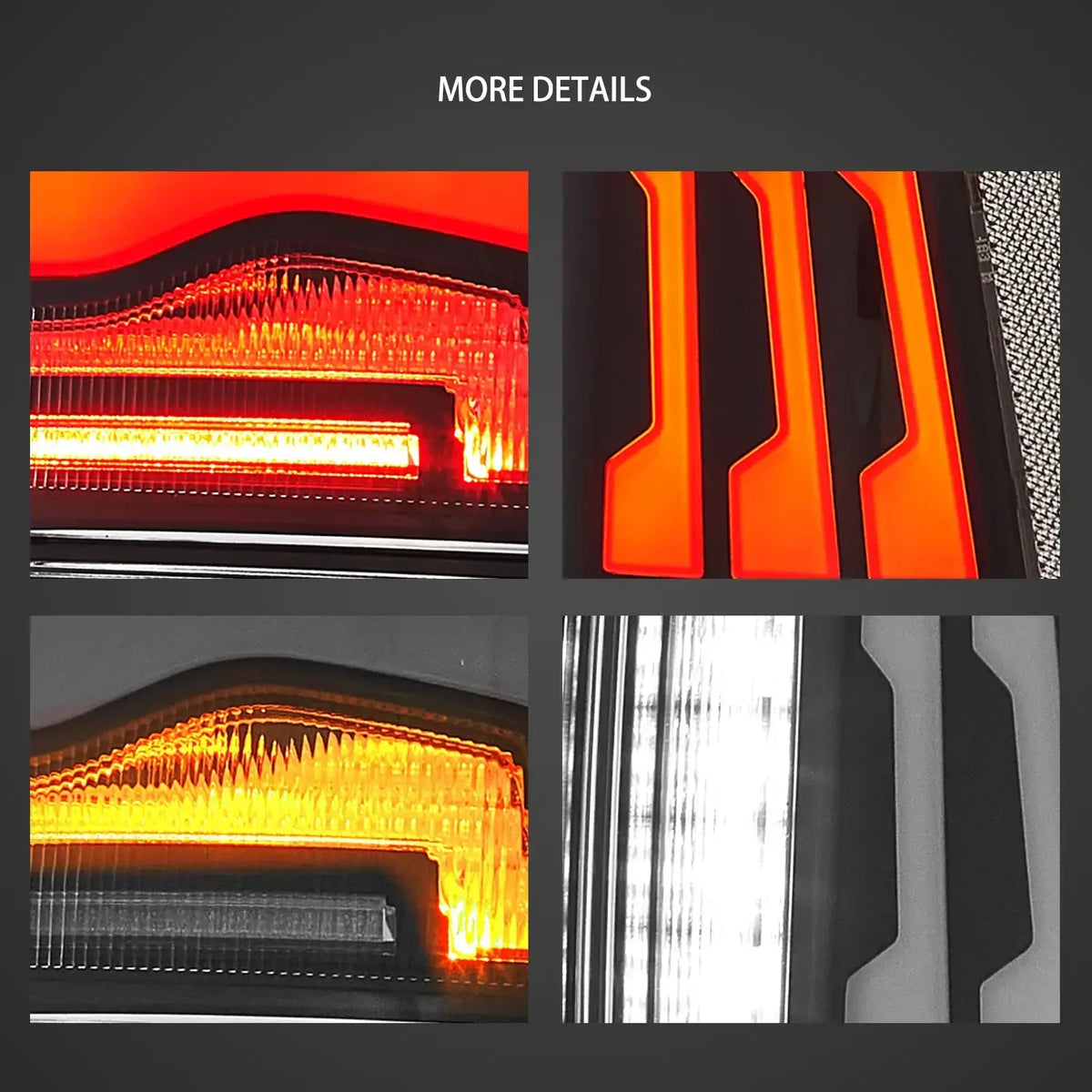 Vland Upgrade LED Tail Lights Assembly for 2009-2018 Dodge Ram