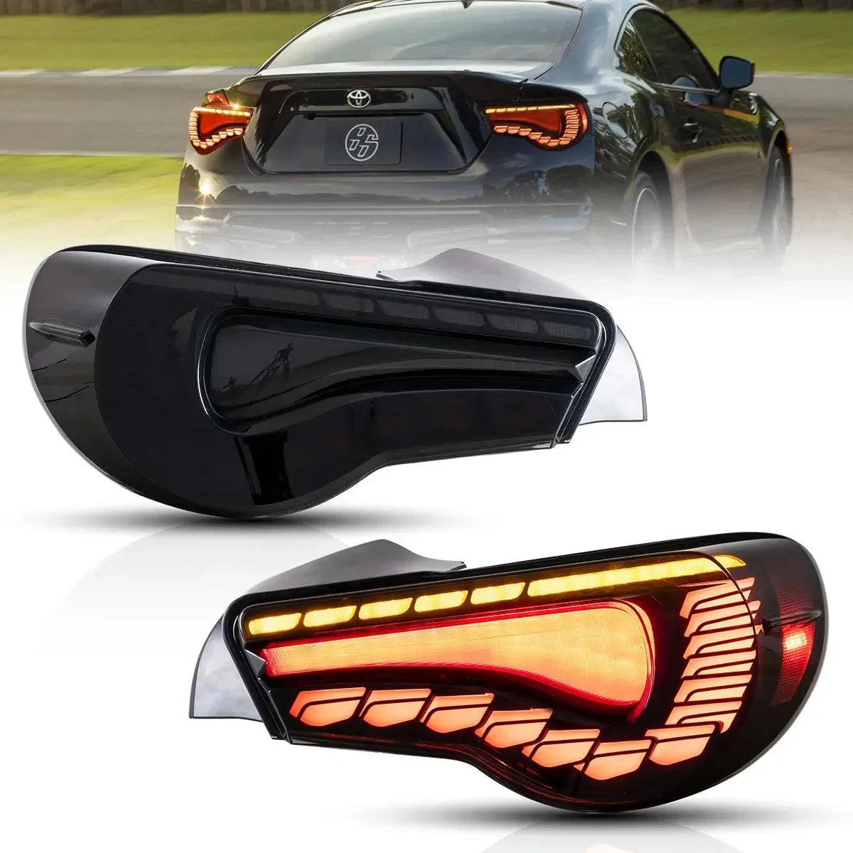 Vland LED Tail Lights for 2012-2020 Toyota 86 GT86 FT86 2013-2020 Subaru BRZ