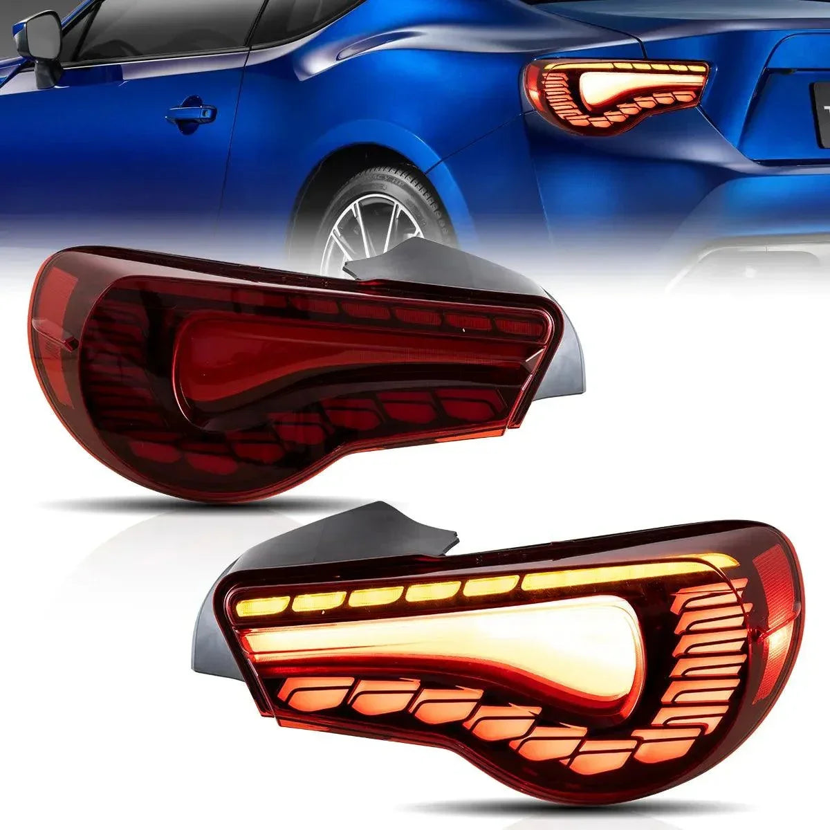 Vland LED Tail Lights for 2012-2020 Toyota 86 GT86 FT86 2013-2020 Subaru BRZ