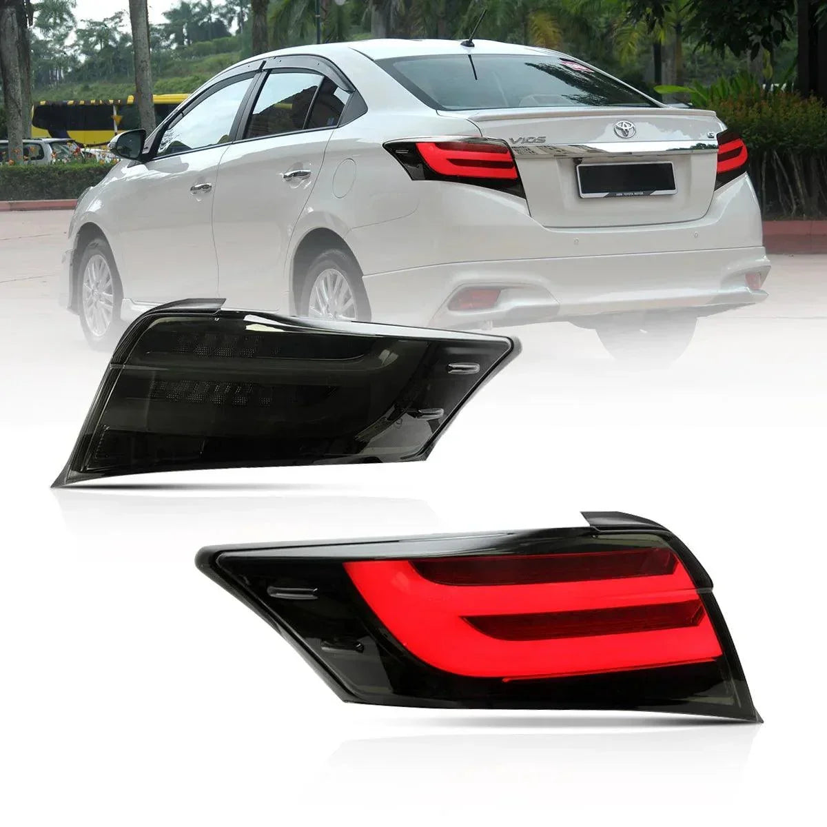 Vland LED Tail Lights for 2013-2022 Toyota Vios 3rd Gen (XP150 NCP150)