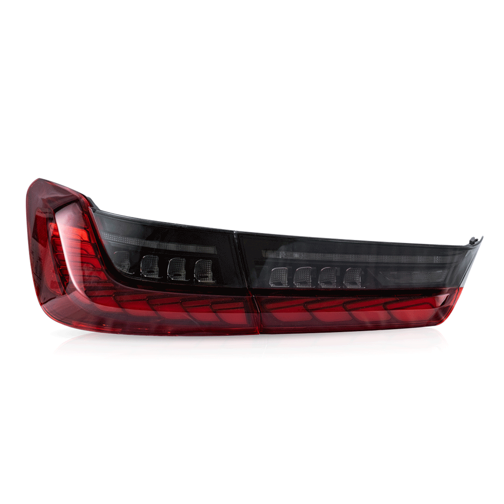 Vland LED Tail Lights Assembly Sequential Turn Signal for 2018-2022 BMW 3