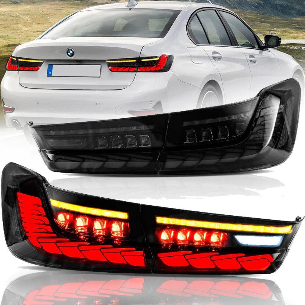 Vland LED Tail Lights Assembly Sequential Turn Signal for 2018-2022 BMW 3