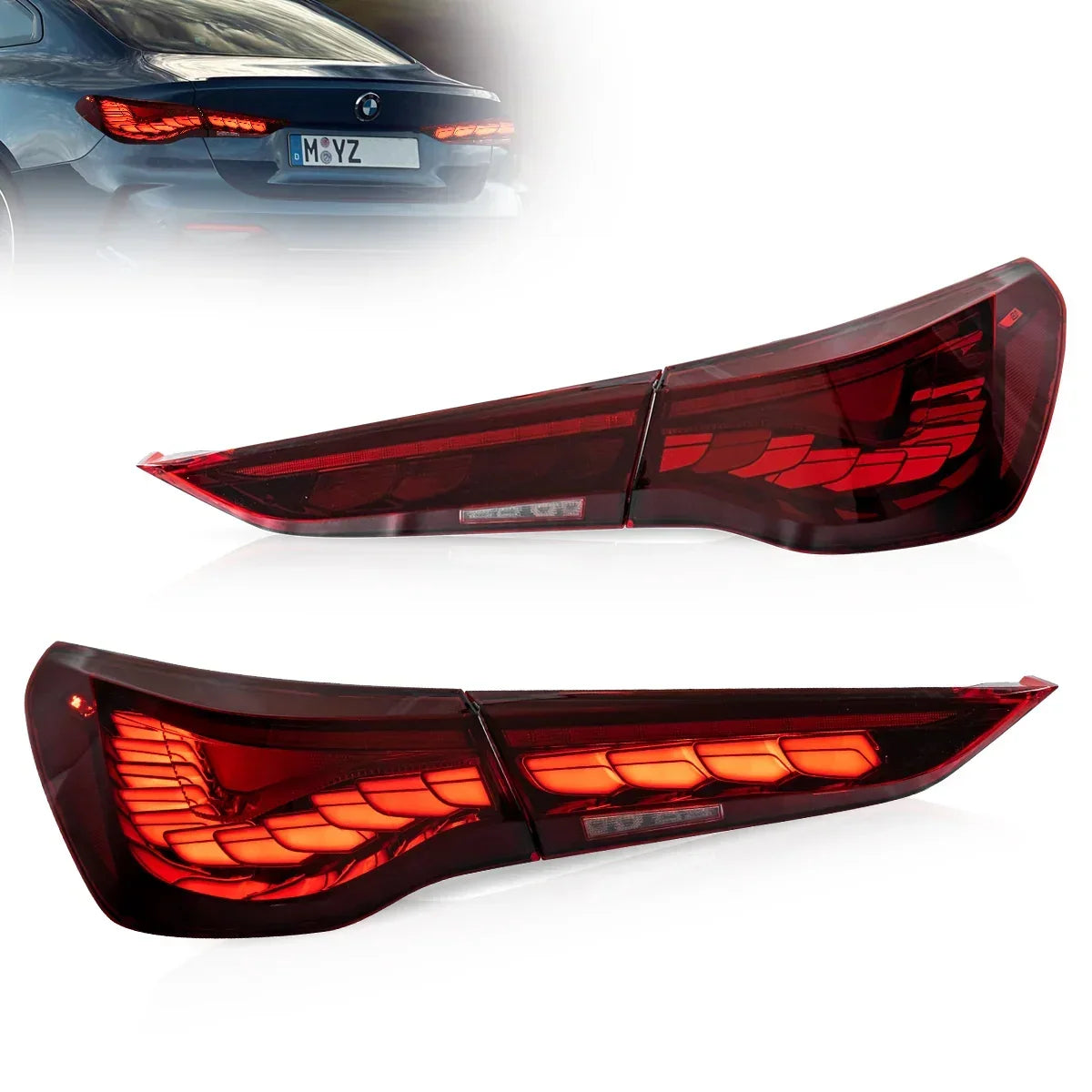 Vland OLED Tail Light Assembly for 2020+ BMW 4 Series G22/G23/G26