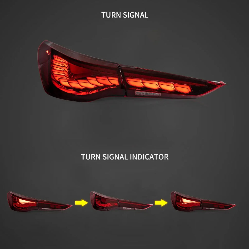 Vland OLED Tail Light Assembly for 2020+ BMW 4 Series G22/G23/G26