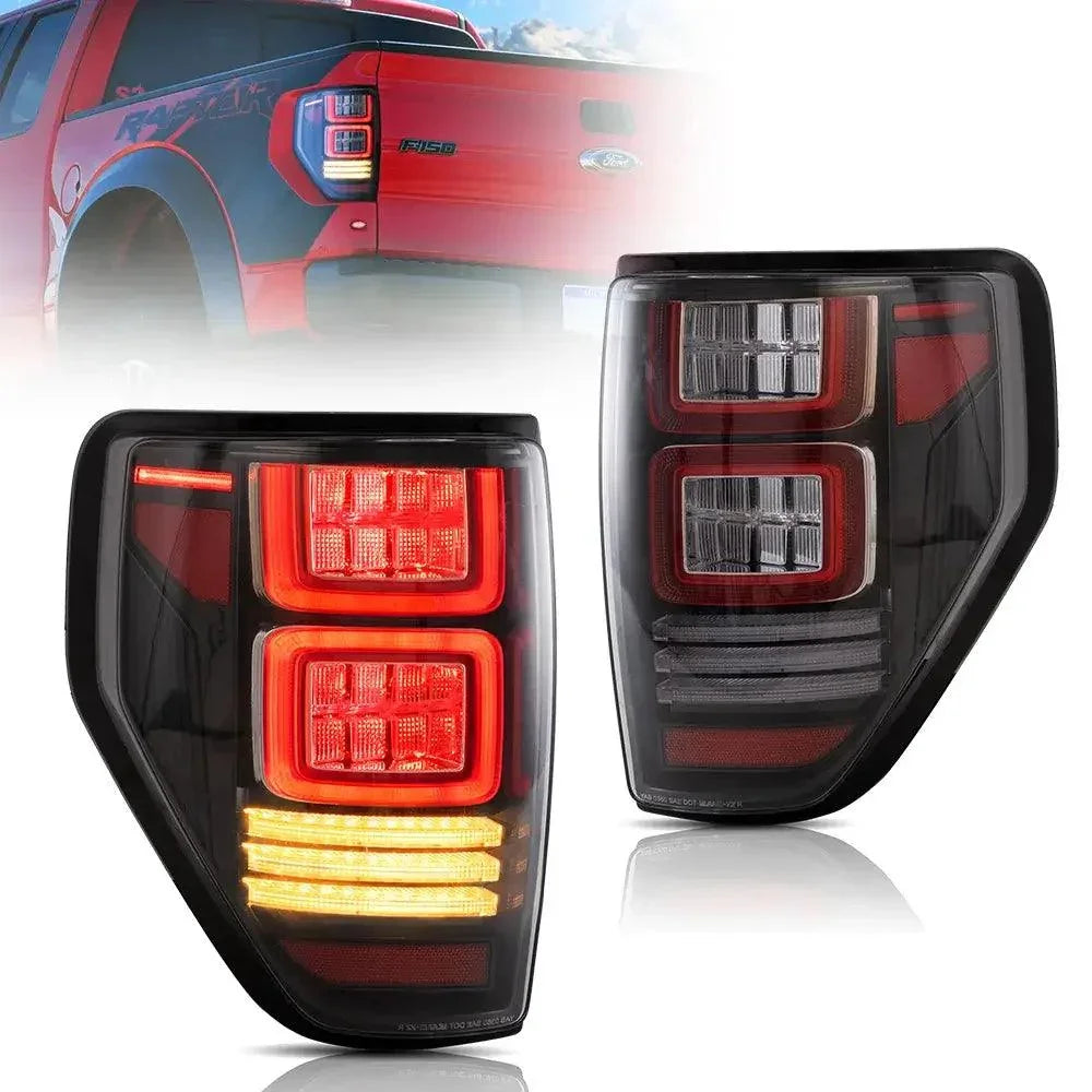 Vland LED Tail Lights Assembly for 2009-2014 Ford F150 12th Gen (P415)