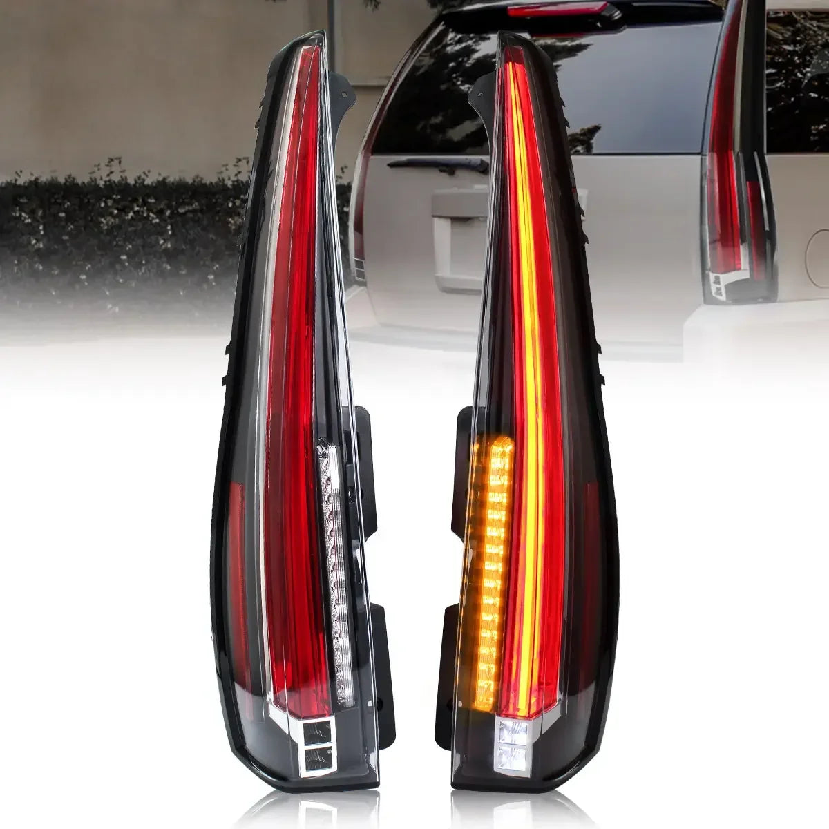 Vland LED Tail Light for 2007-2014 GMC Yukon Chevy Tahoe Suburban 3rd Gen