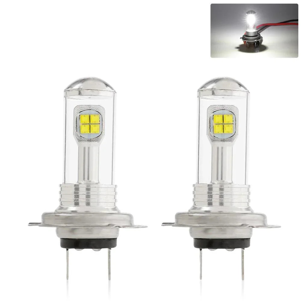 Auxbeam H7 SMD 20W 7000LM Natural White Led Fog Light Bulbs (2 Pcs)