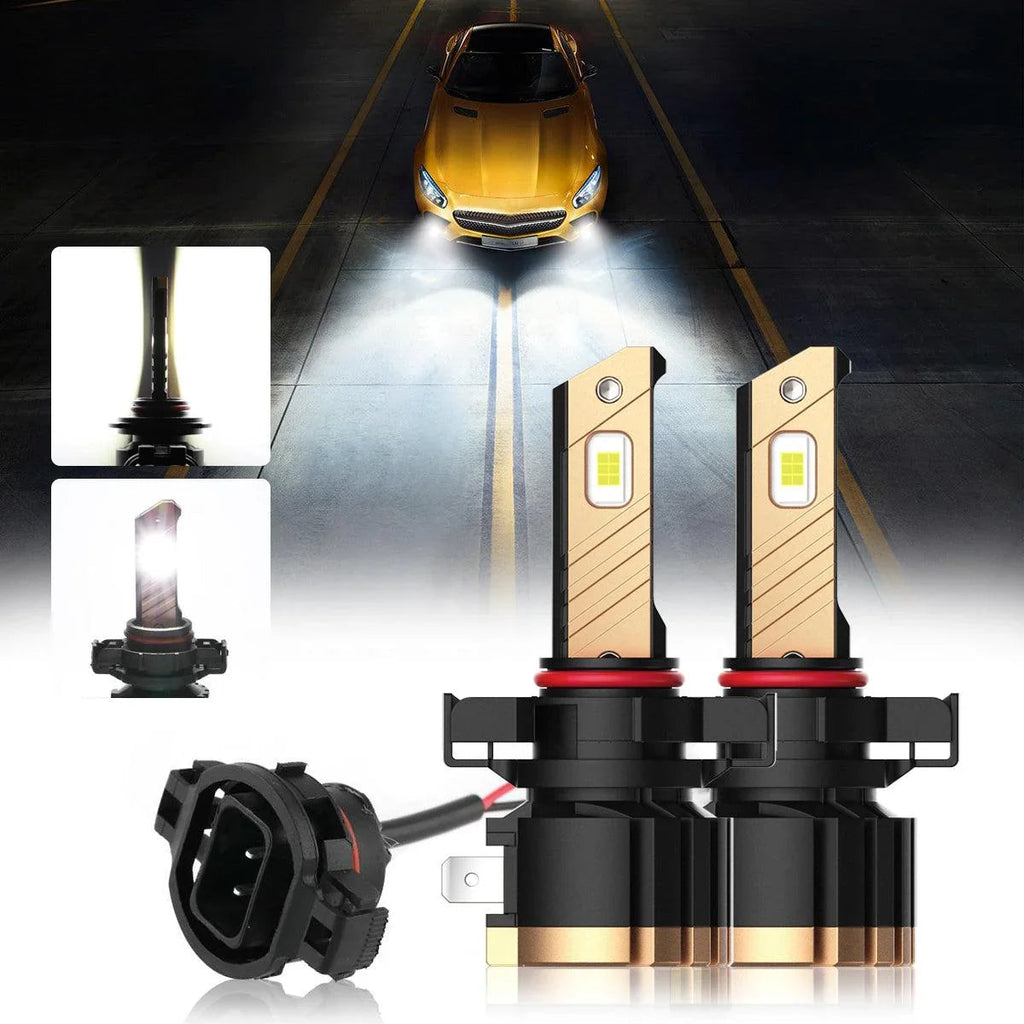 Auxbeam LED Headlight Bulbs Bundle for 2015-2019 GMC Canyon 9005 H11