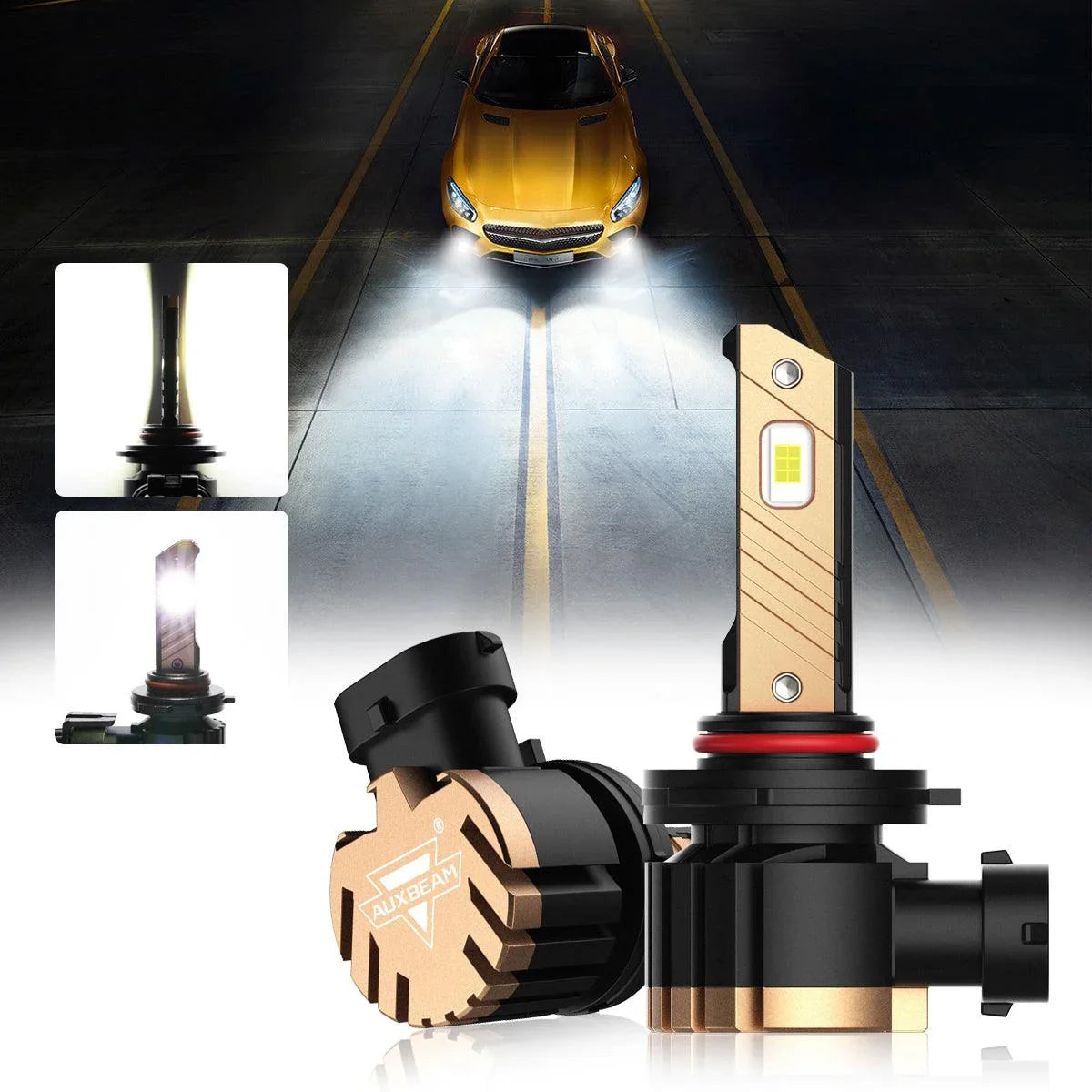 Auxbeam LED Headlight Bulbs Bundle for 2013-2015 Ram 2500