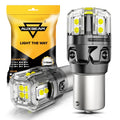 Auxbeam 1156 P21W BA15S LED Backup Reverse/Turn Signal/Brake Tail Light Bulbs