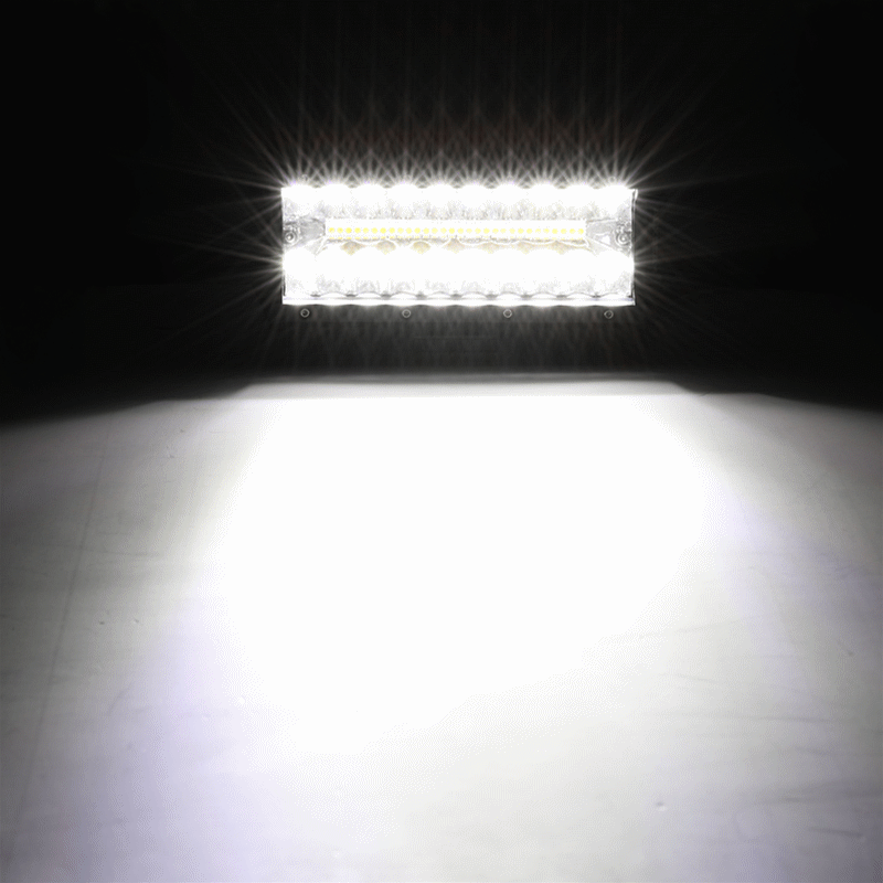 Auxbeam 6 Modes Series 7 Inch 150W White&Amber LED Light Bar