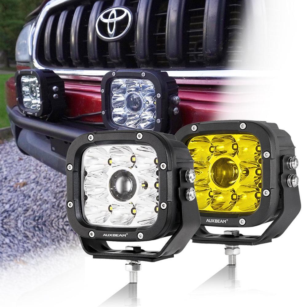 5 Inch 110W White/Amber Spot Light LED Driving Lights for Toyota Tacoma