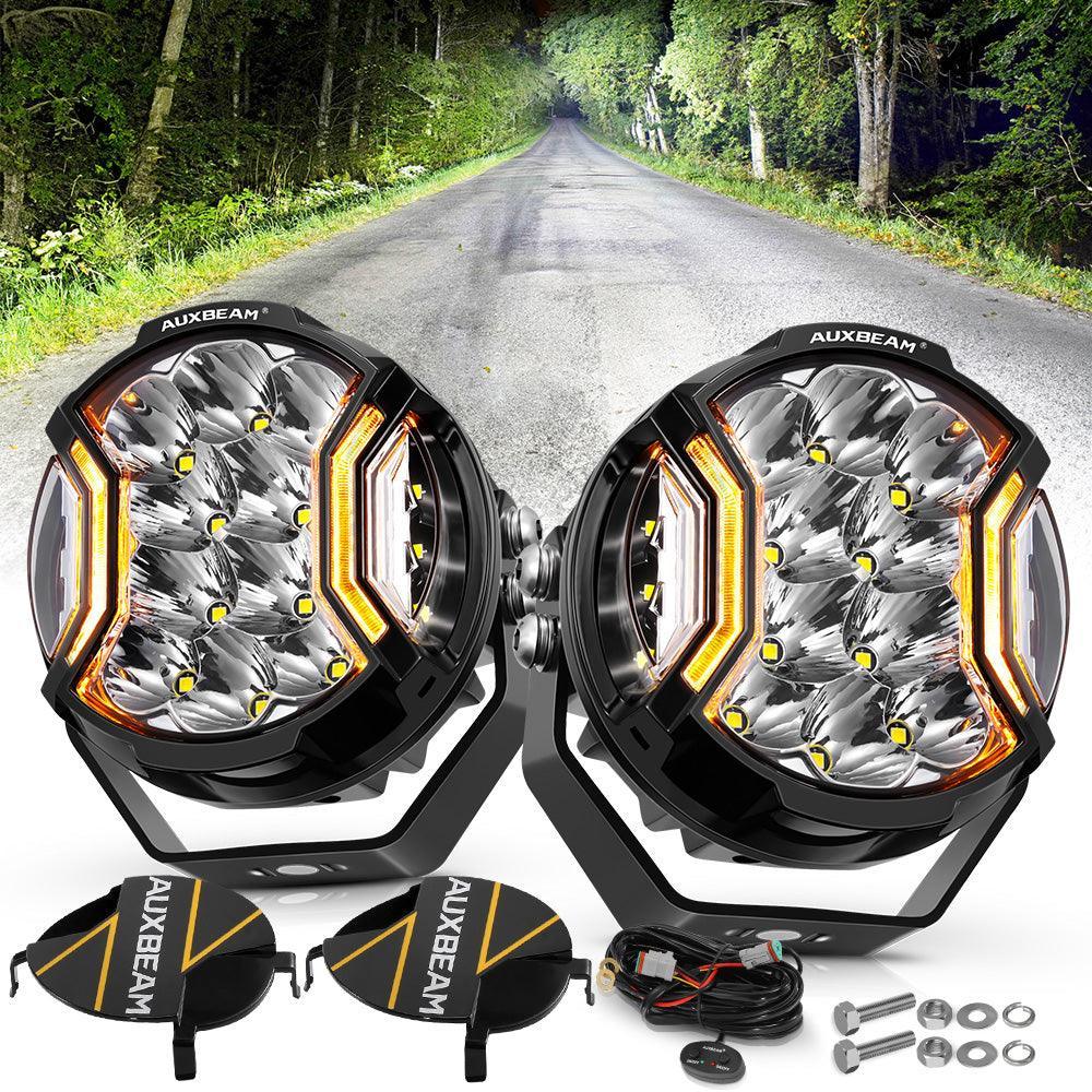 Auxbeam V-ULTRA Series 5 Inch 172W LED Side Shooter White Pod Lights