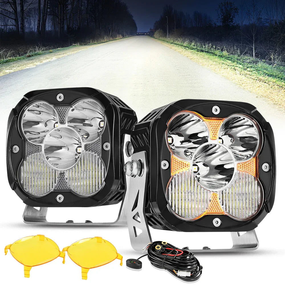 Auxbeam XP-ULTRA Series 4.5 Inch Combo Beam LED Pod Lights Off Road Lights