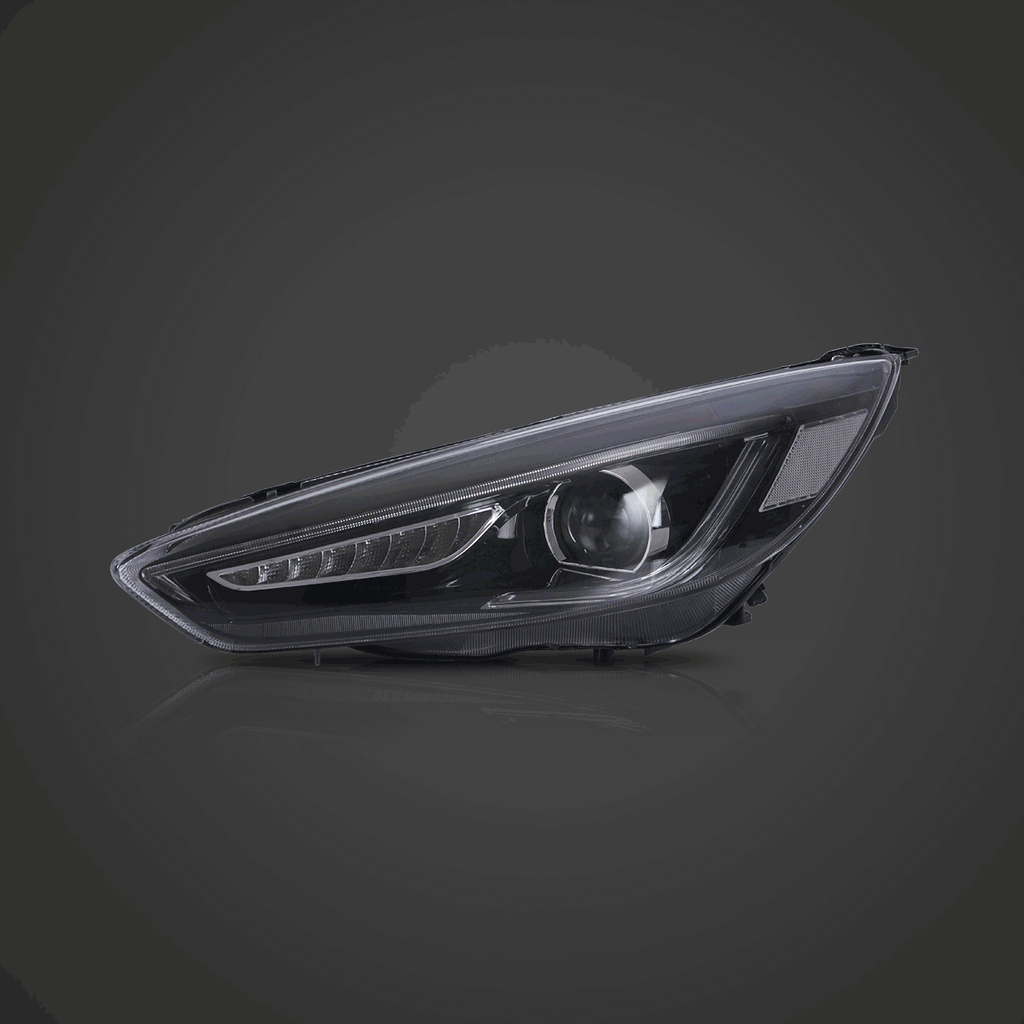 Vland LED Headlight Assembly for 2015-2018 Ford Focus 3rd Gen Mark III Facelift