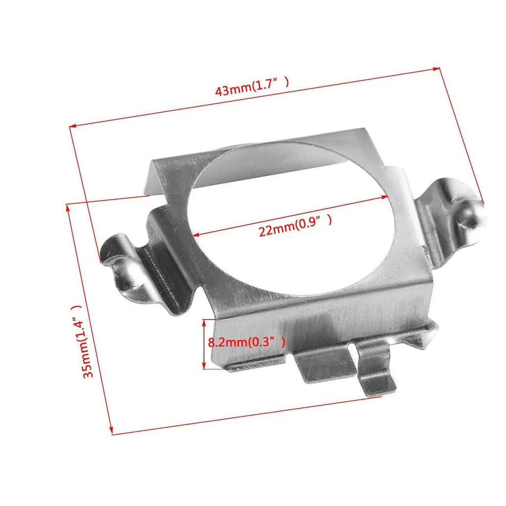 Auxbeam KP-102 H7 LED light Bulbs Base Holders for Benz(C/B/GLA/GL/GLS) Pentium