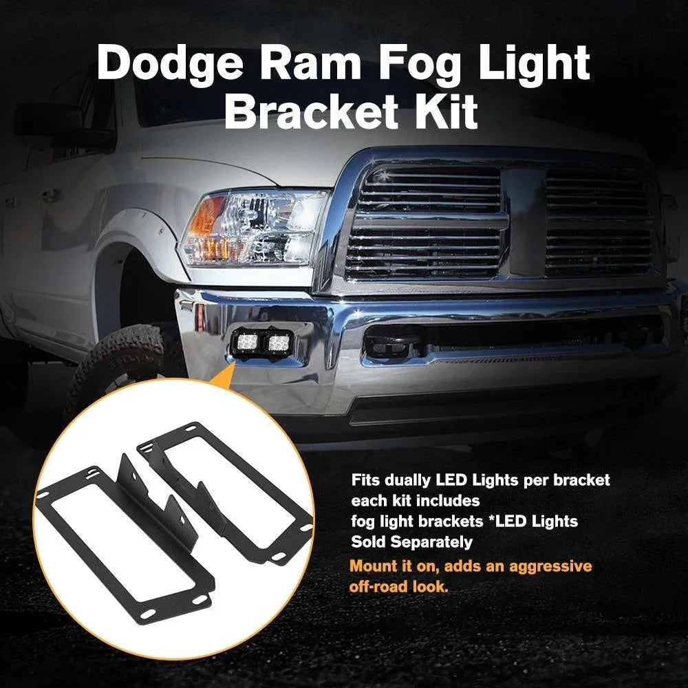 Auxbeam 3 Inch LED Pods Lights for Dodge Ram 2500 3500 2010-2017