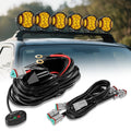 6-LED Pod Light Power Wiring Harness Kit with 3 PIN DT Plug