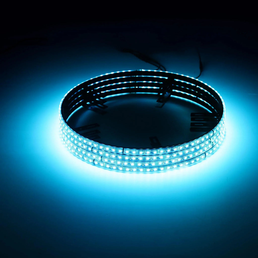 Auxbeam 15.5" RGB LED Wheel Ring Lights Magic Dream Color Neon Rim Light