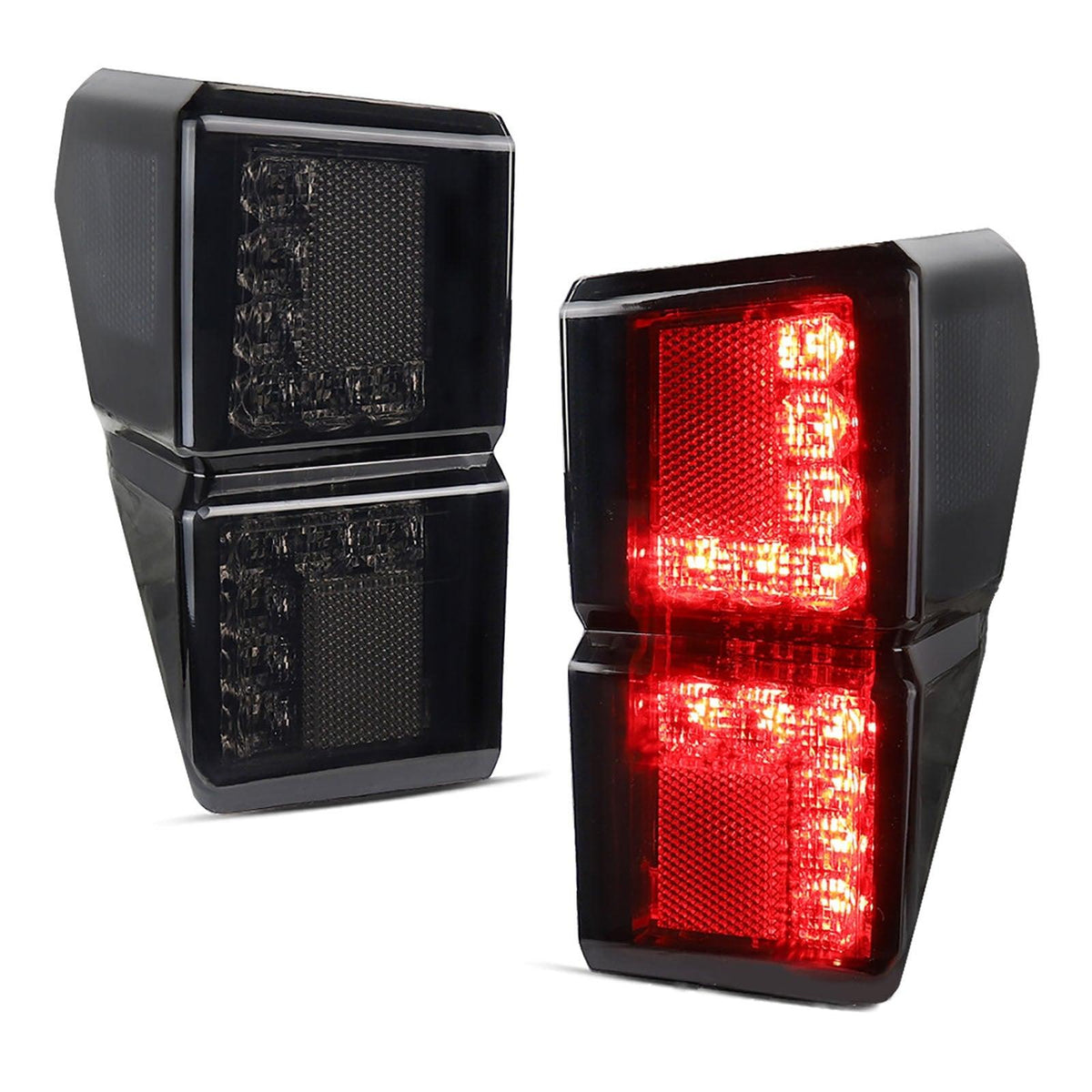 Auxbeam Smoked LED Tail Lights Rear for Polaris Ranger 1000 Models 2018-2022