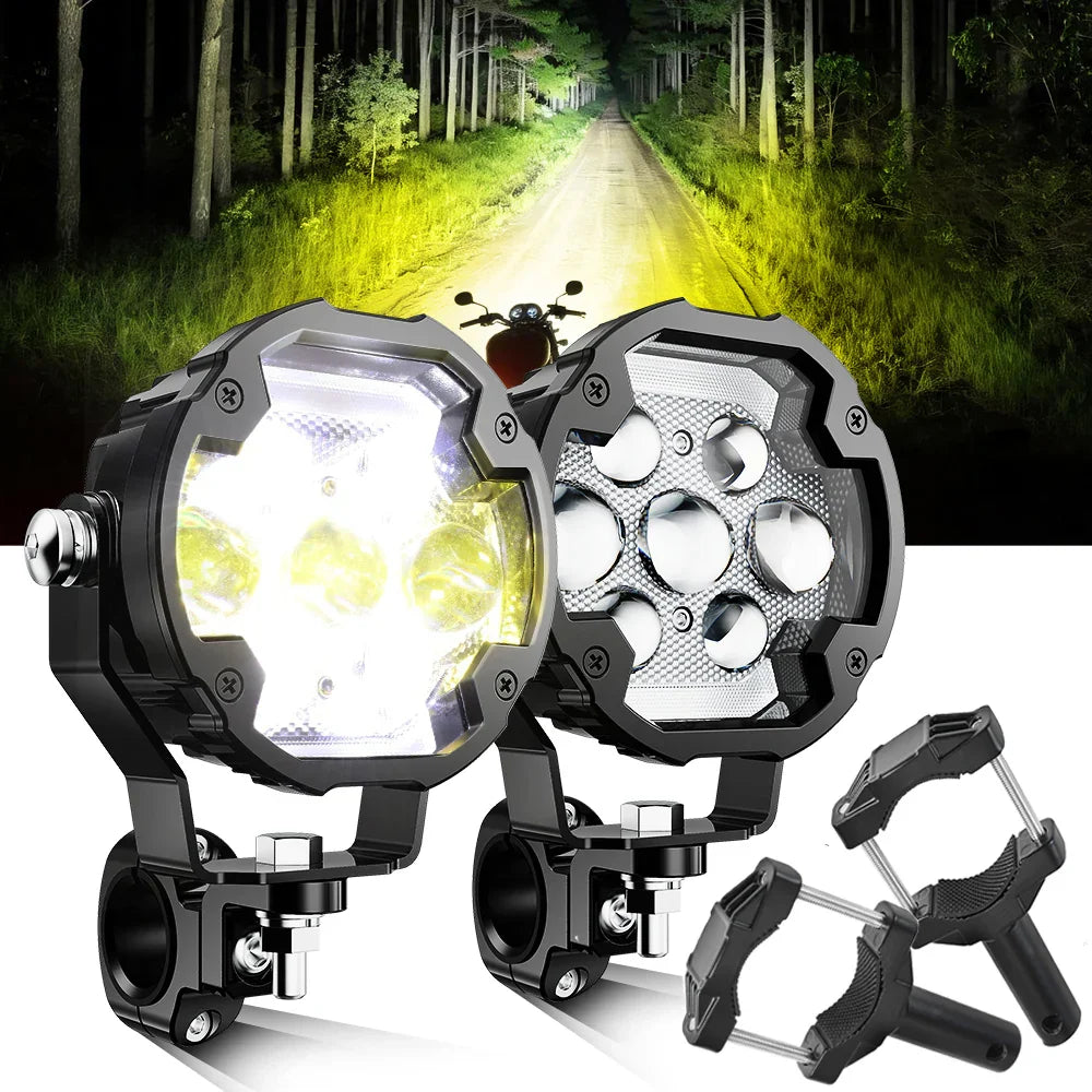 Auxbeam 4 Inch Motorcycle Auxiliary LED Spotlight