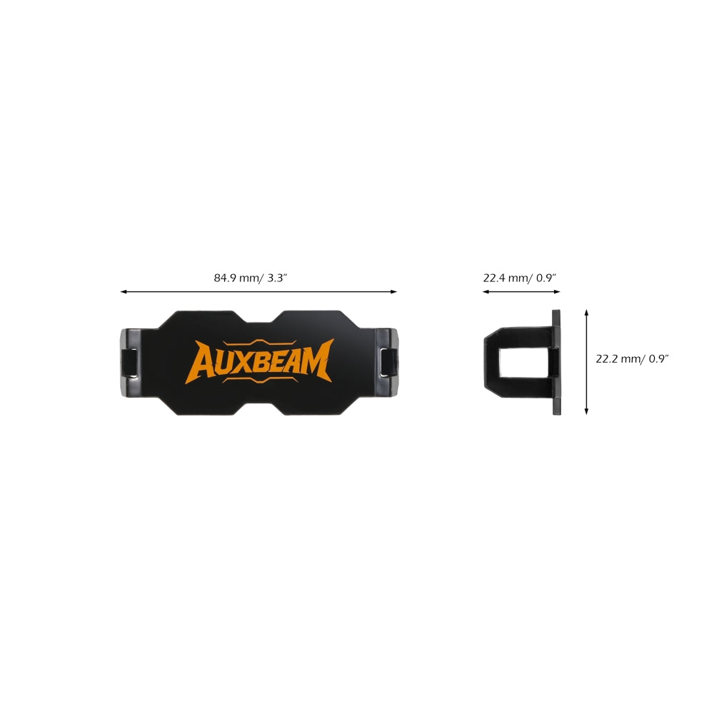 Auxbeam Master-T Series 3/5/7/9 Inch LED Pod Light Black Cover Light Shield