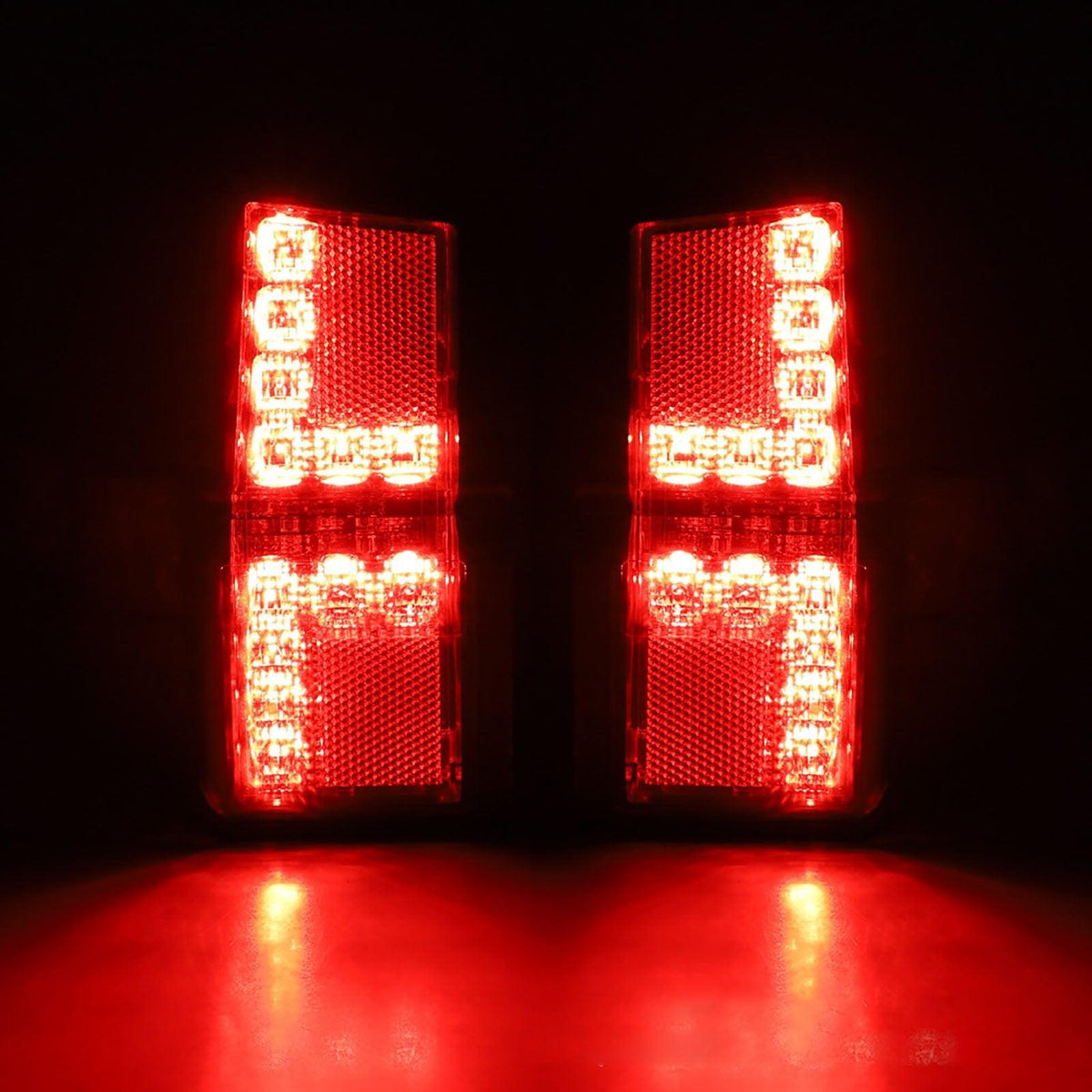 Auxbeam Smoked LED Tail Lights Rear for Polaris Ranger 1000 Models 2018-2022